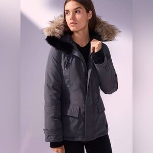 Aritzia Golden by TNA Larsen Black Winter Parka Size Small Down Feather Parka